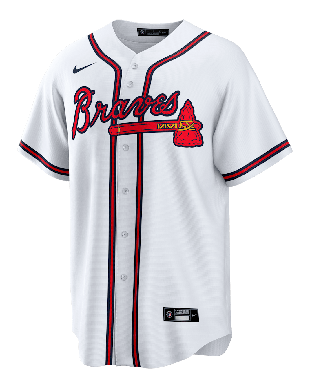 Jersey Nike de la MLB Replica para hombre Austin Riley Atlanta Braves - Blanco