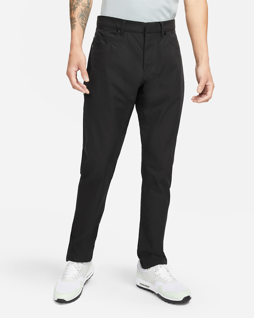 Nike Dri-FIT Repel 男款 5 口袋高爾夫合身長褲 - 黑色