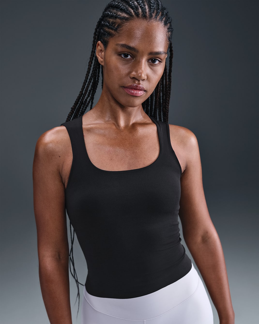 Débardeur Nike Zenvy Dri-FIT pour femme - Noir