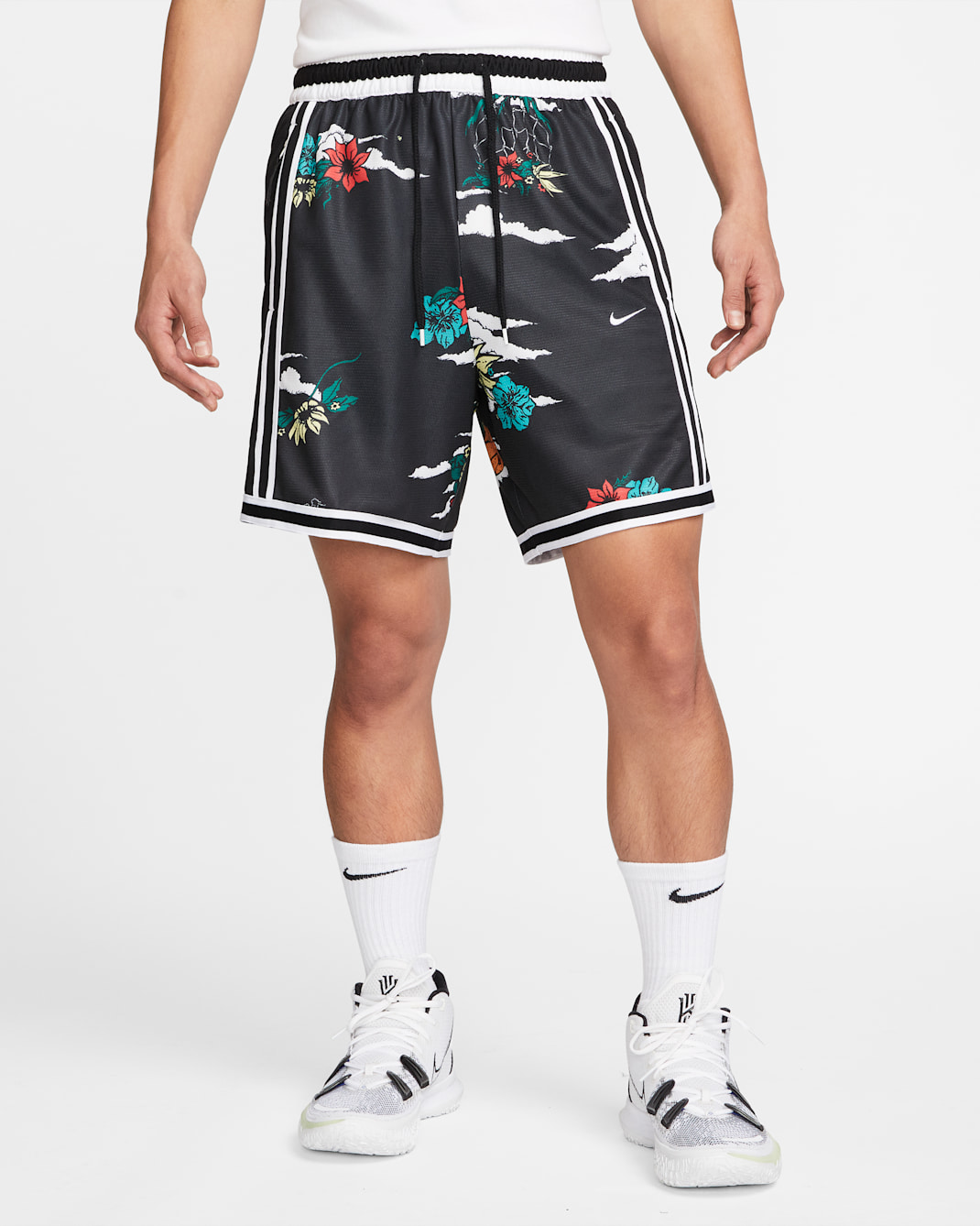 Nike Dri-FIT DNA+ Men's Basketball Shorts - Black/White