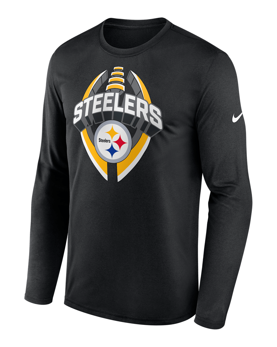 Pittsburgh Steelers Legend Icon Men's Nike Dri-FIT NFL Long-Sleeve T-Shirt - Black