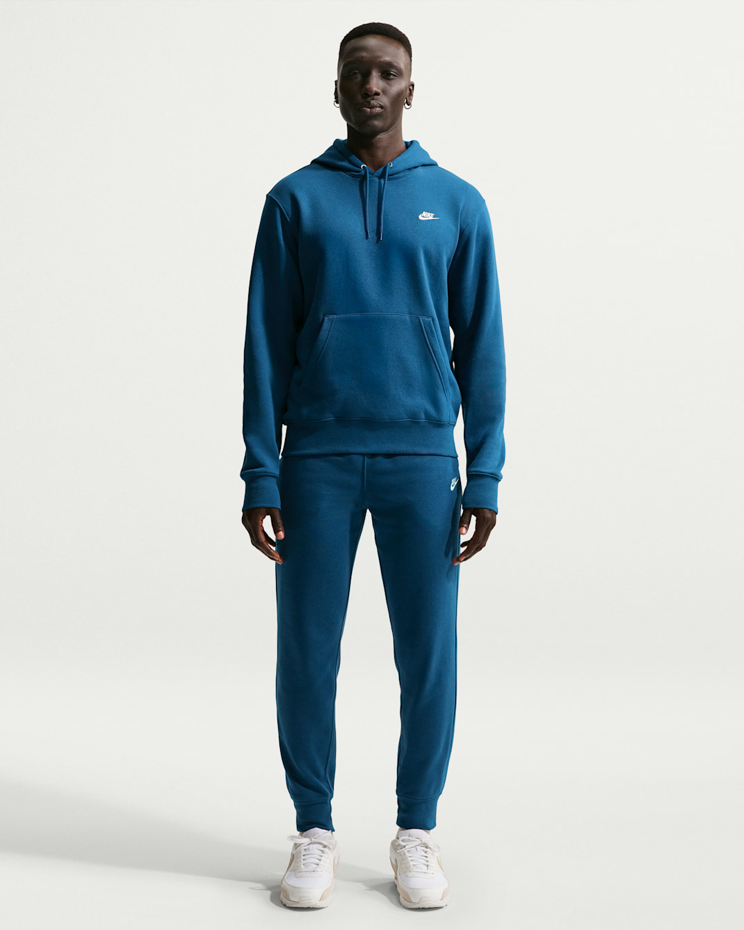 Nike Club joggingbroek van sweatstof voor heren - Court Blue/Court Blue/Wit