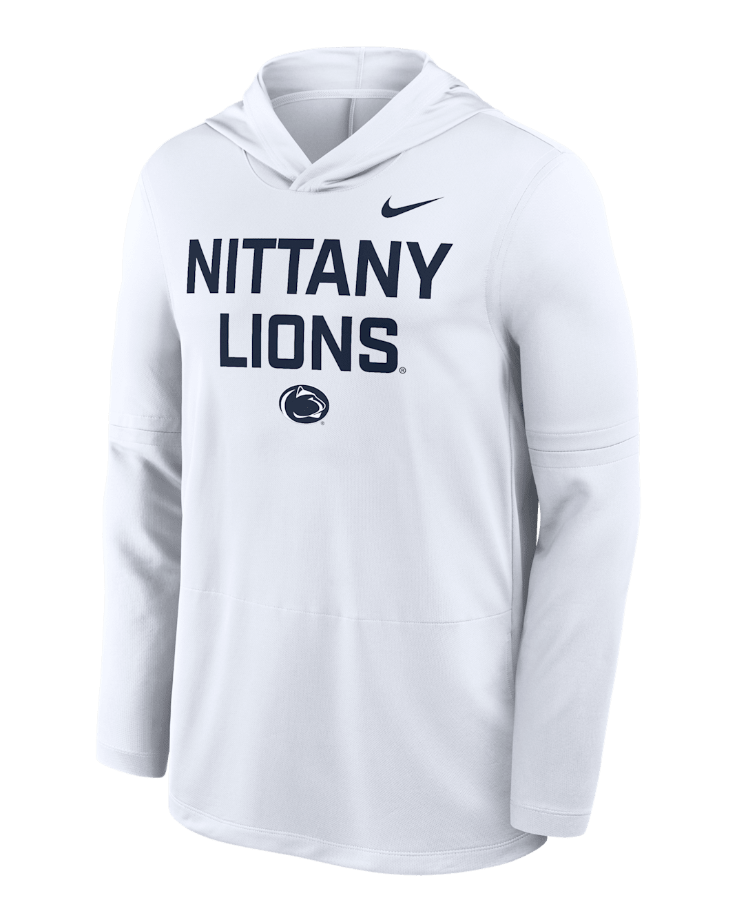 Penn State Sideline Men's Nike Dri-FIT College Long-Sleeve Hooded Top - White