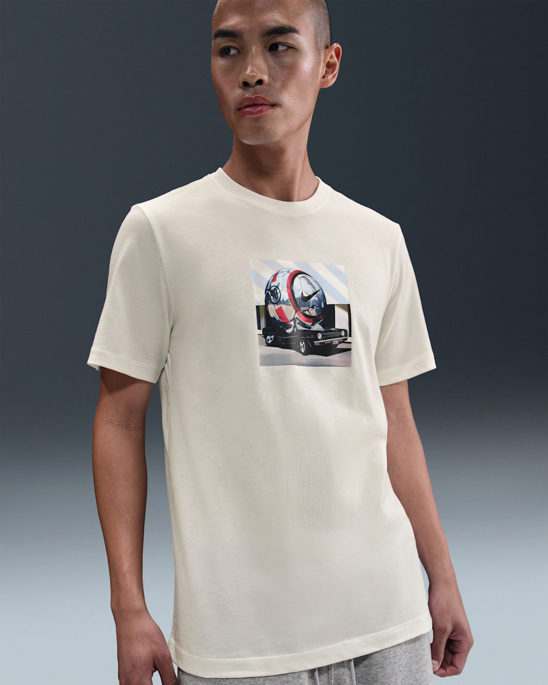Nike Men's Football T-Shirt - Sail