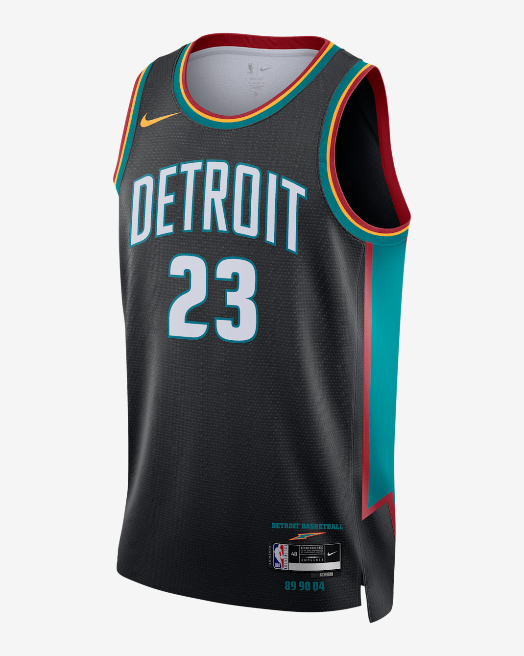 Jersey Nike de la NBA Swingman para hombre de Jaden Ivey de los Detroit Pistons City Edition - Gris aceite