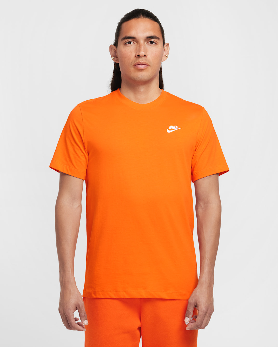 Nike Sportswear Club Men's T-Shirt - Safety Orange