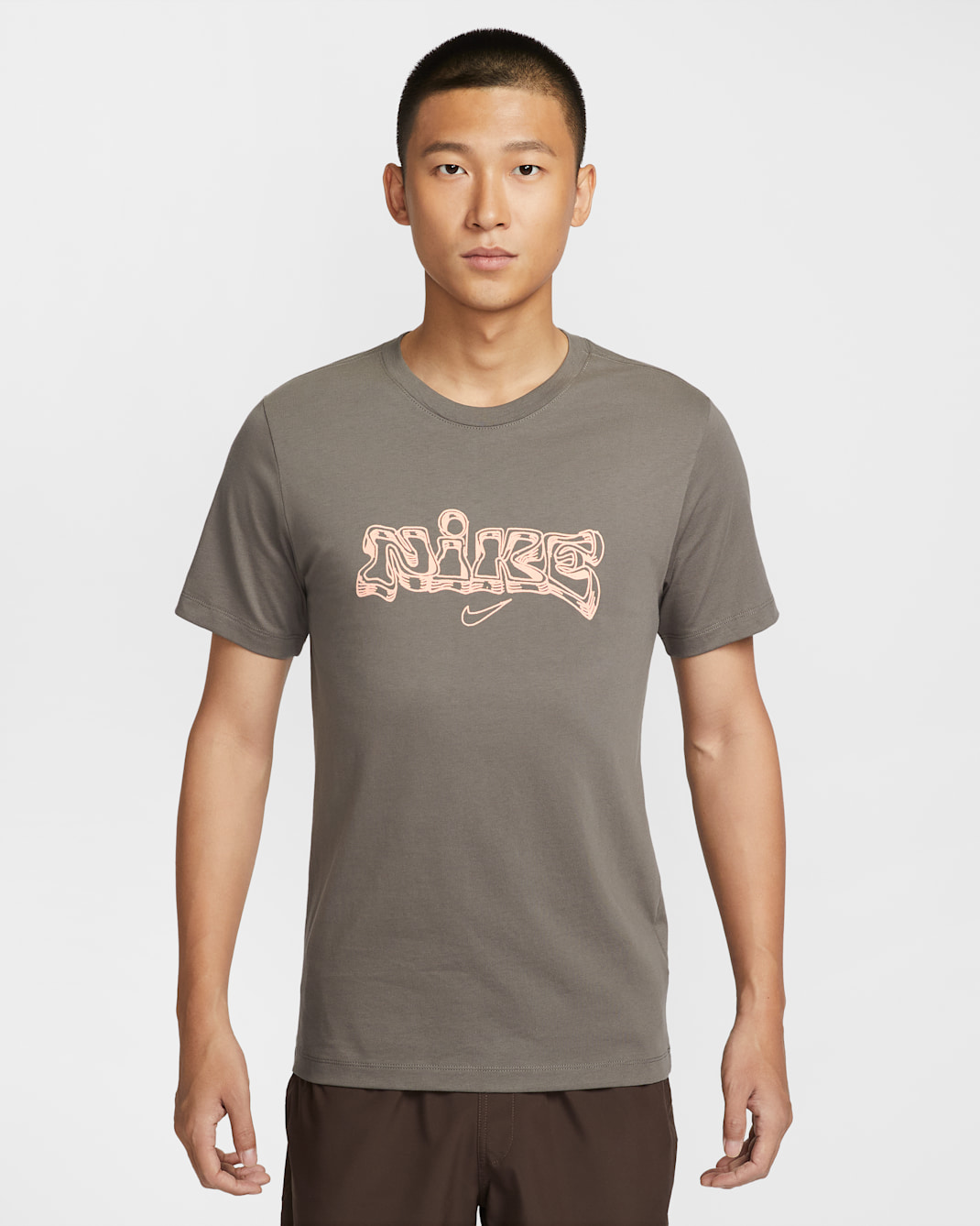 Nike 男款 T 恤 - Cave Stone/Washed Coral