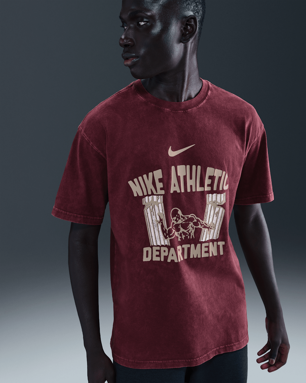 Nike Men's Max90 T-Shirt - Dark Team Red