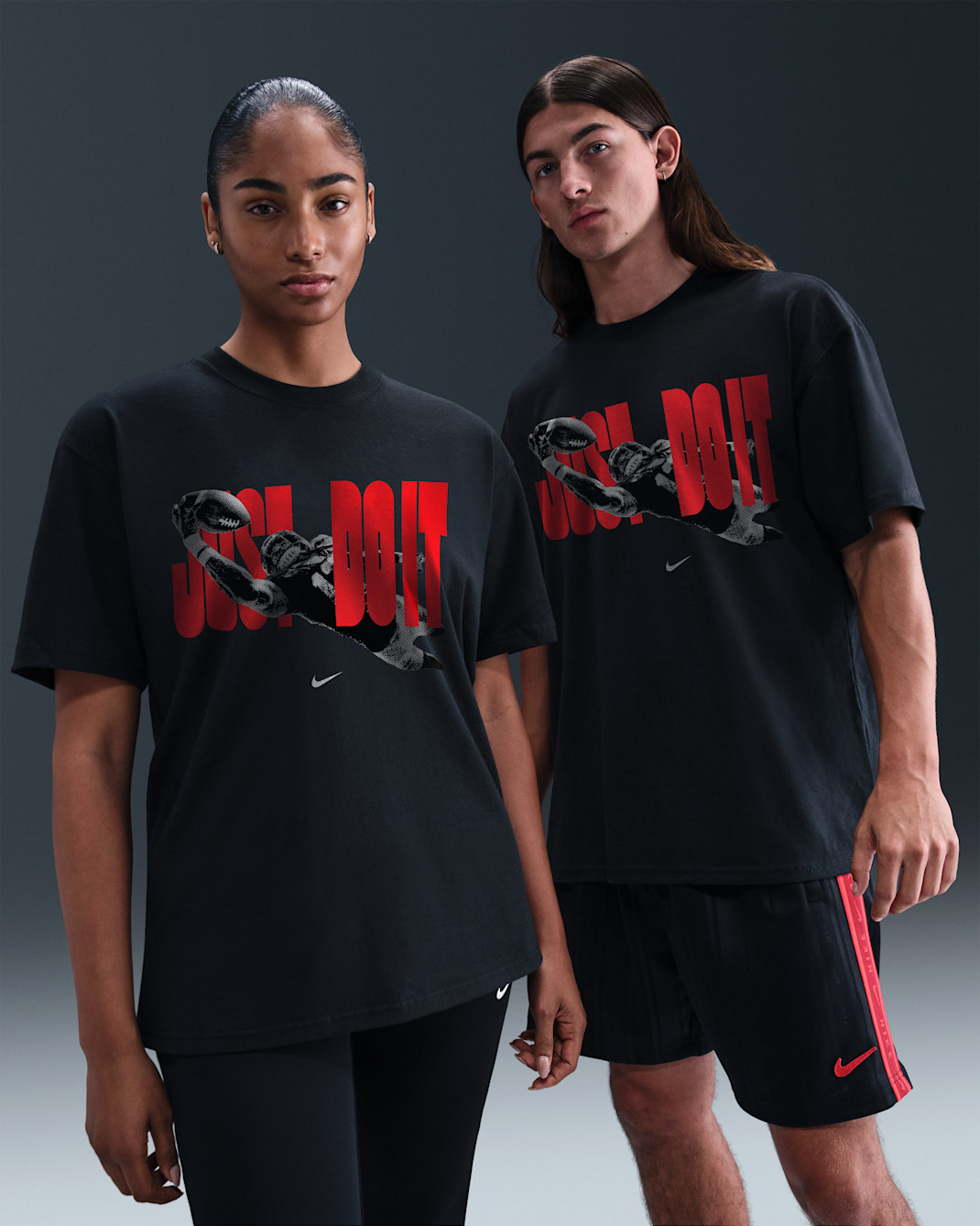 Just Do It: Nike Football Football T-Shirt - Black