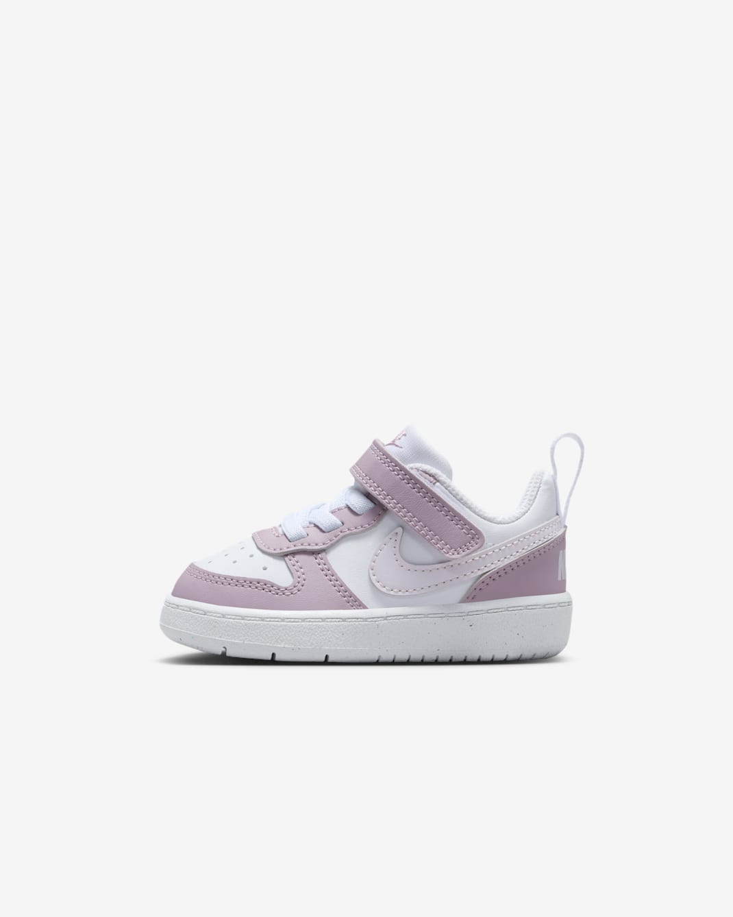 Nike Court Borough Low Recraft Baby/Toddler Shoes - White/Plum Fog/White/Venice