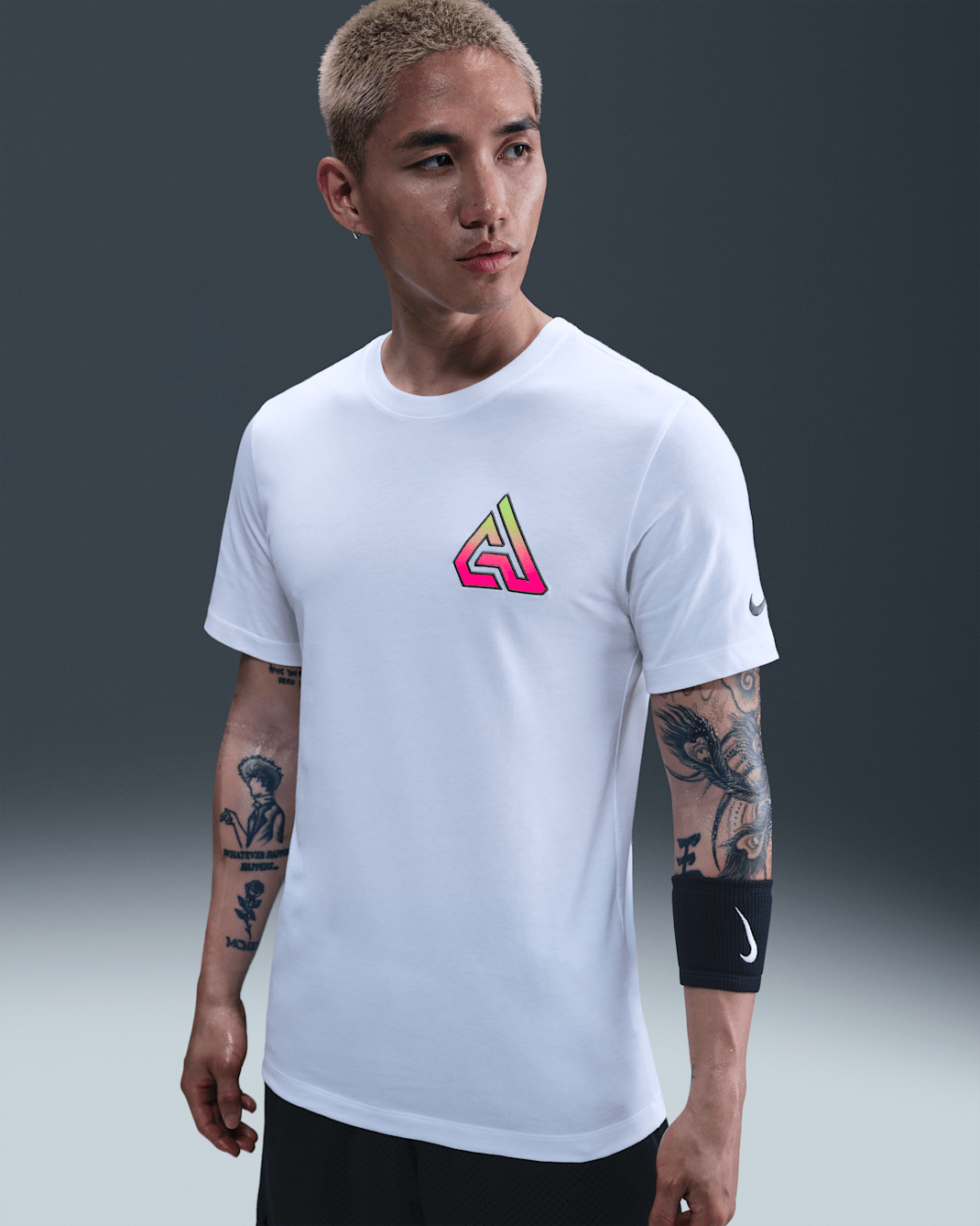 Giannis Men's Basketball T-Shirt - White