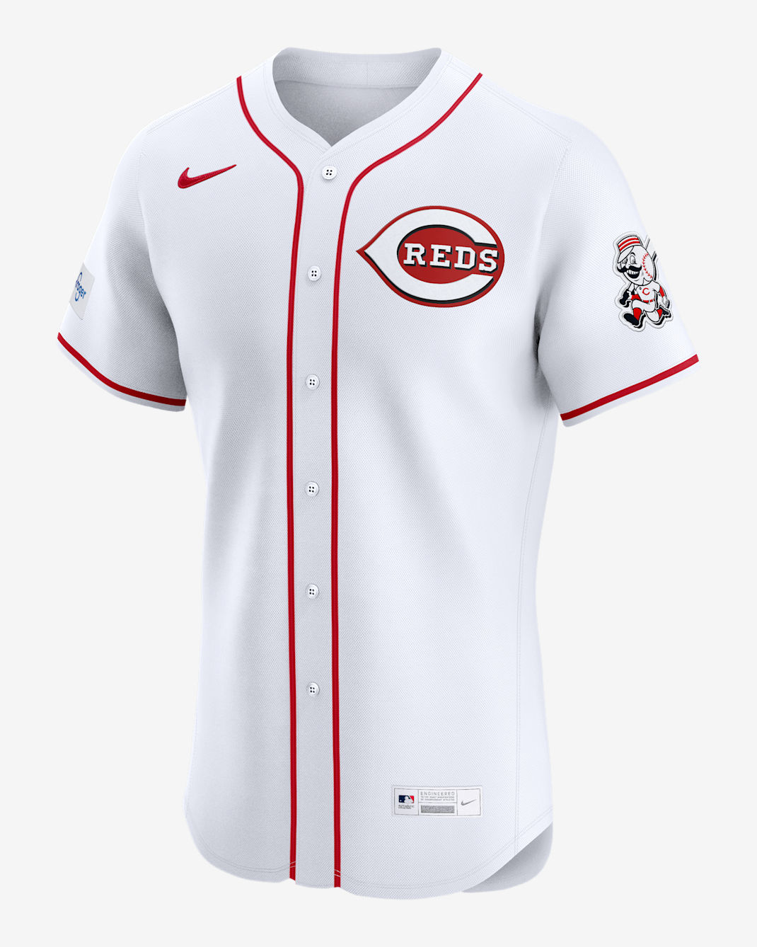 Jersey Nike Dri-FIT ADV de la MLB Elite para hombre Cincinnati Reds - Blanco