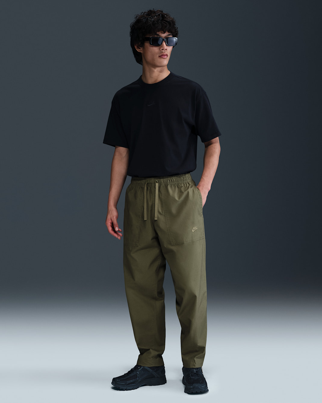 나이키 클럽 남성 팬츠 - 미디엄 올리브/미디엄 올리브