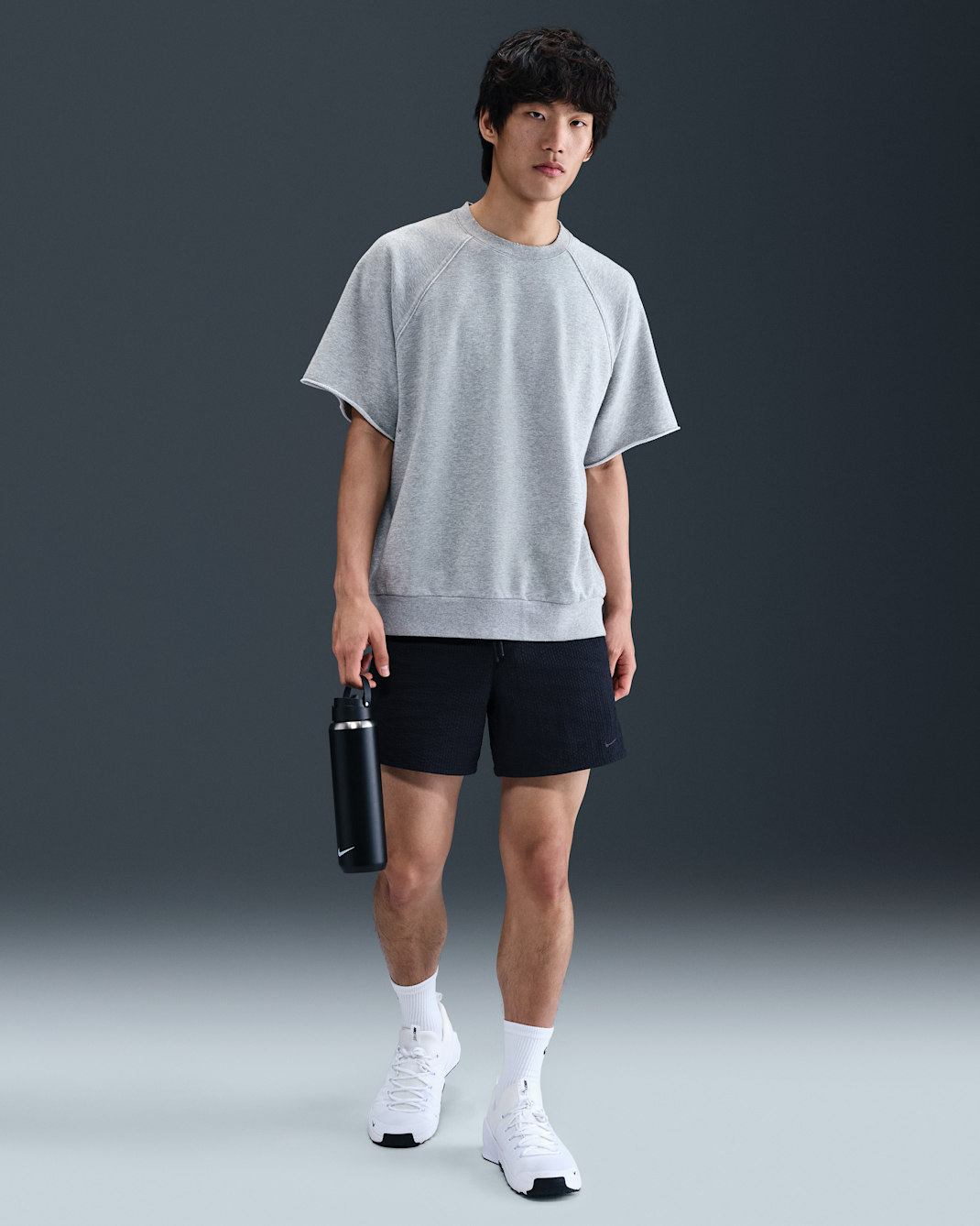 Nike Unlimited Men's Dri-FIT 5" Unlined Seersucker Versatile Shorts - Black/Black/Black