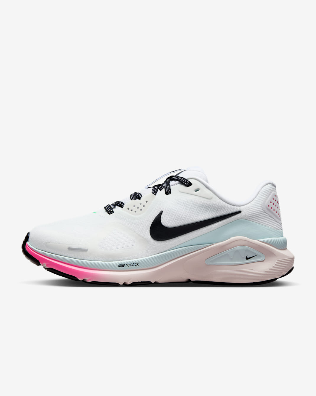 Nike Structure 26 Women's Road Running Shoes - White/Glacier Ice/Hyper Pink/Black