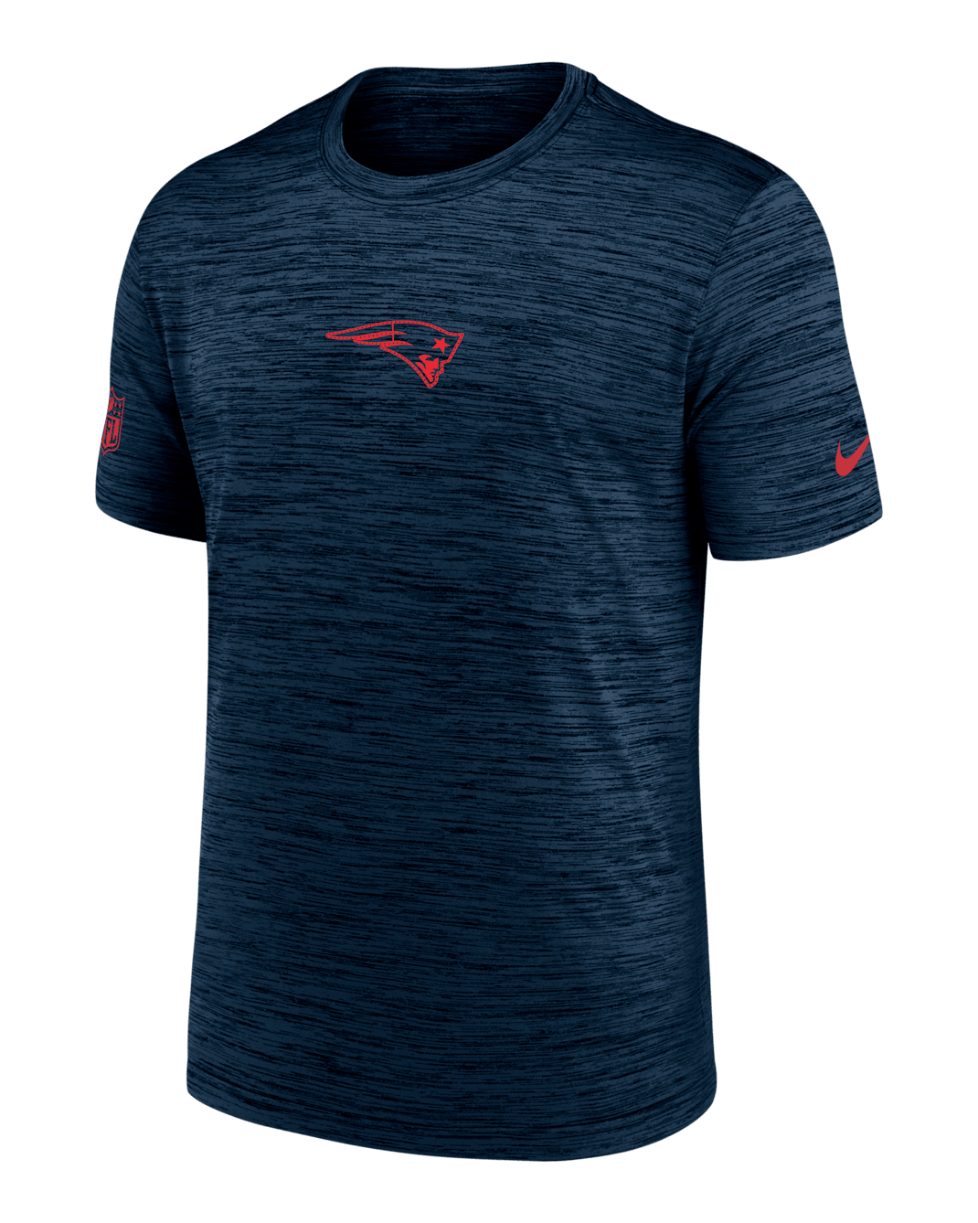Playera Nike Dri-FIT de la NFL para hombre New England Patriots Sideline Team Issue Velocity - Azul marino