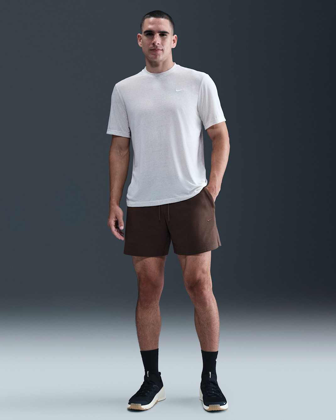 Nike Primary Fleece Men's 7" Dri-FIT Unlined Performance Shorts - Baroque Brown/Baroque Brown