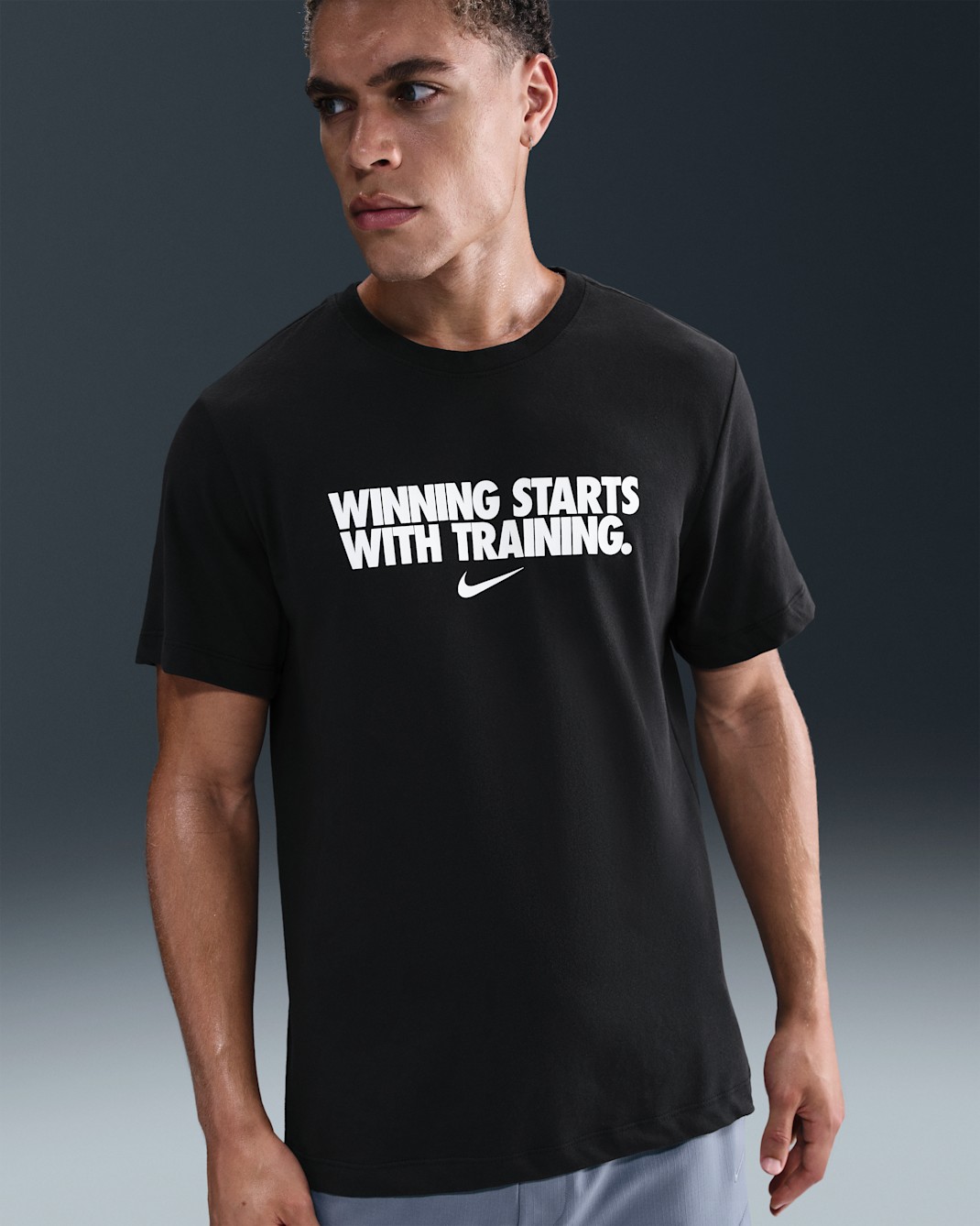 Playera Dri-FIT para hombre Nike - Negro
