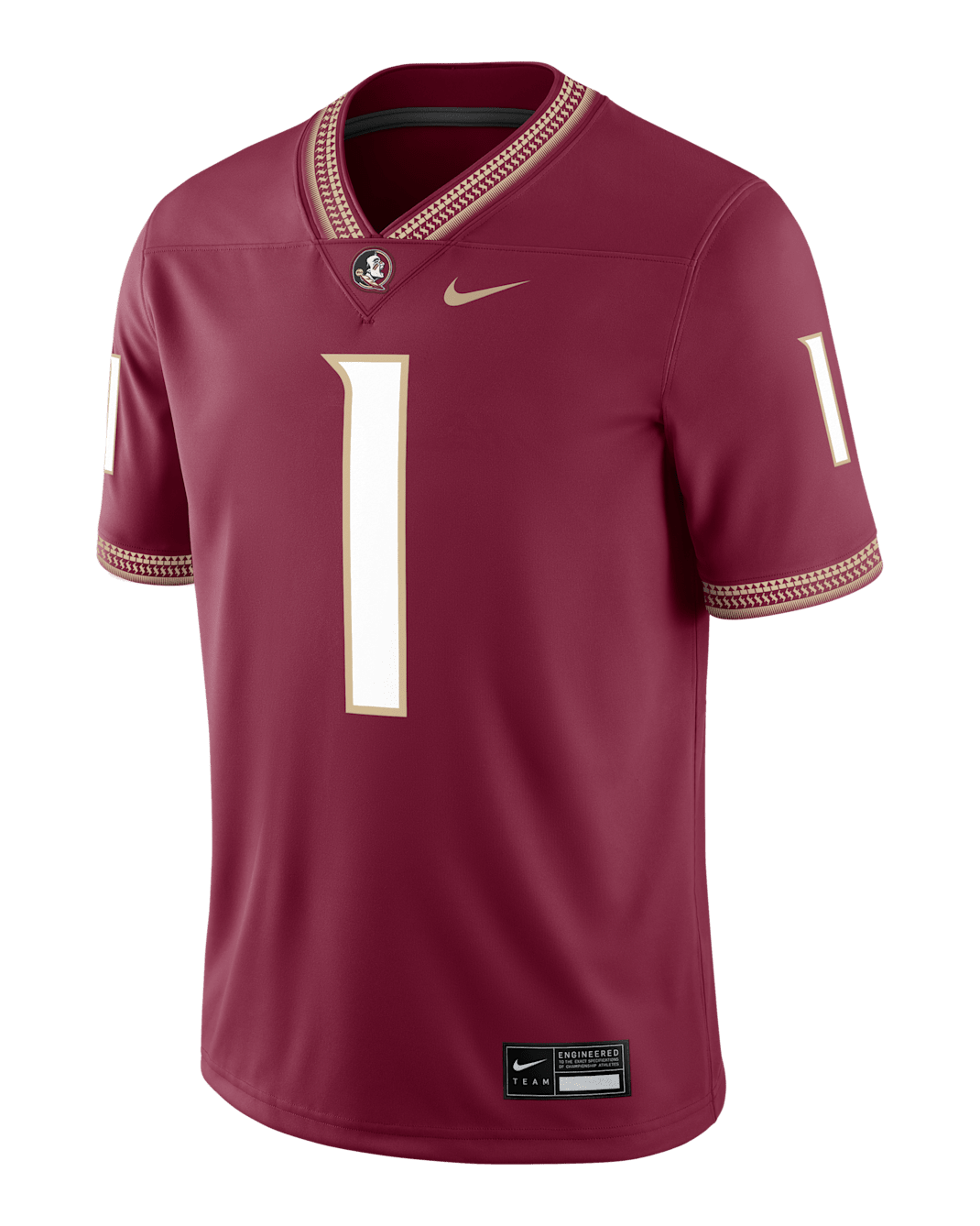 Florida State Seminoles Men's Nike Dri-FIT College Game Jersey - Team Maroon