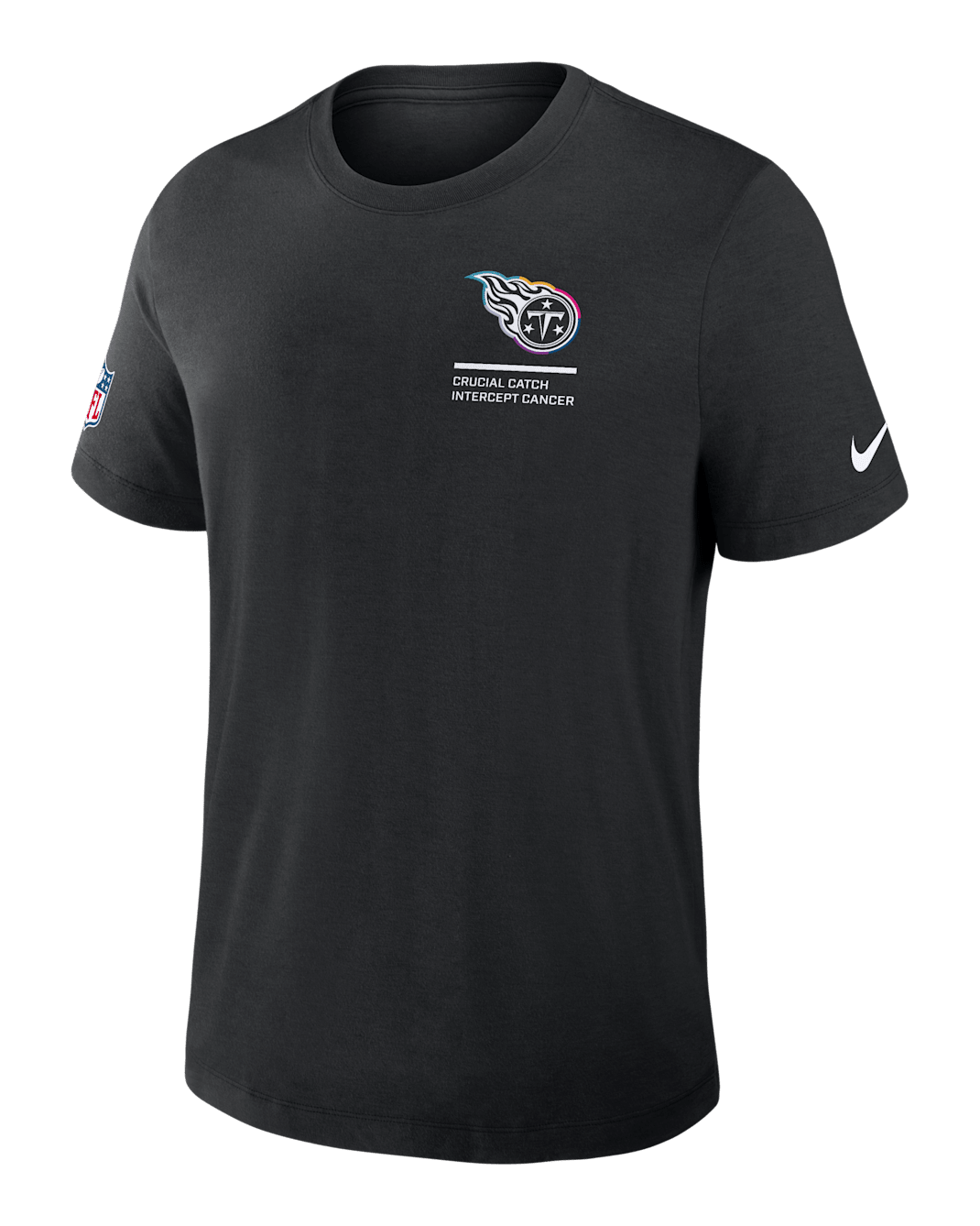 Tennessee Titans Crucial Catch Men's Nike Dri-FIT NFL T-Shirt - Black