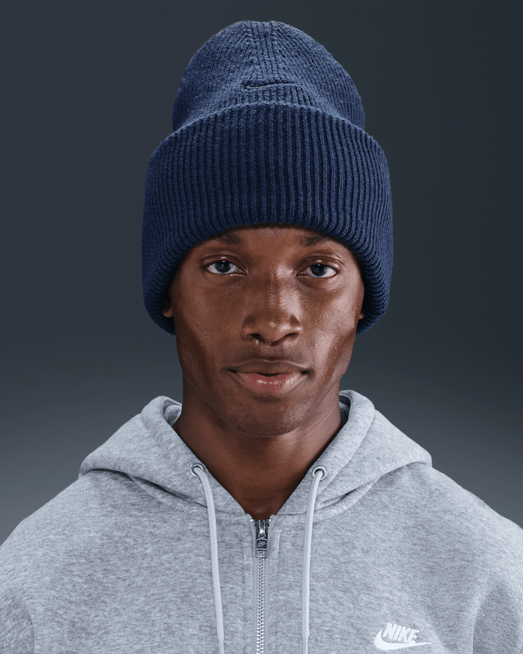 Nike Peak Premium Beanie - Midnight Navy/Midnight Navy