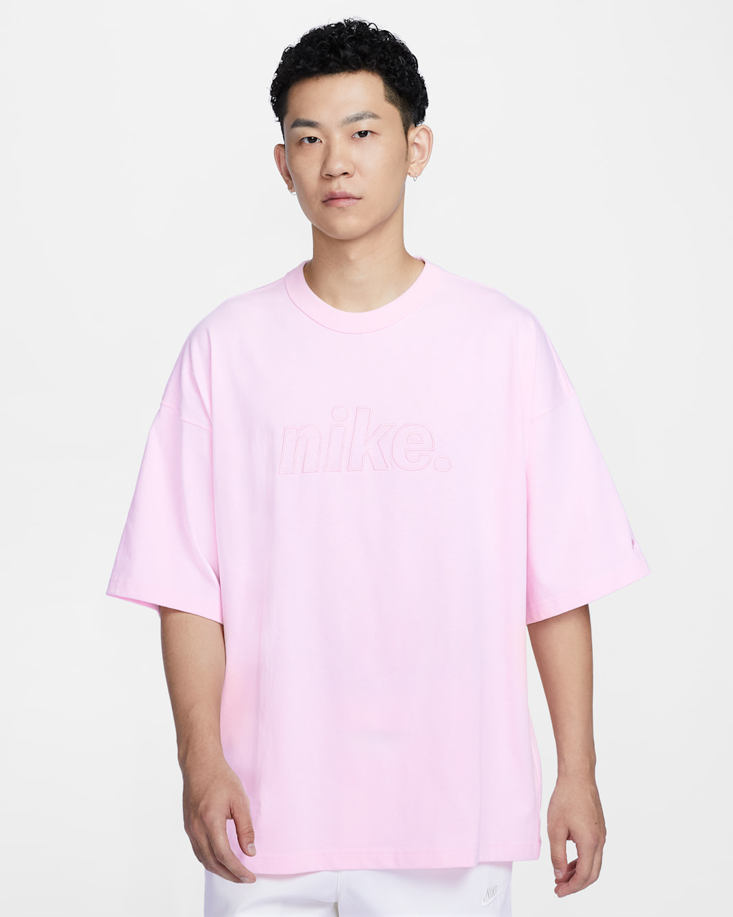 Nike Sportswear Premium Men's T-Shirt - Pink Foam