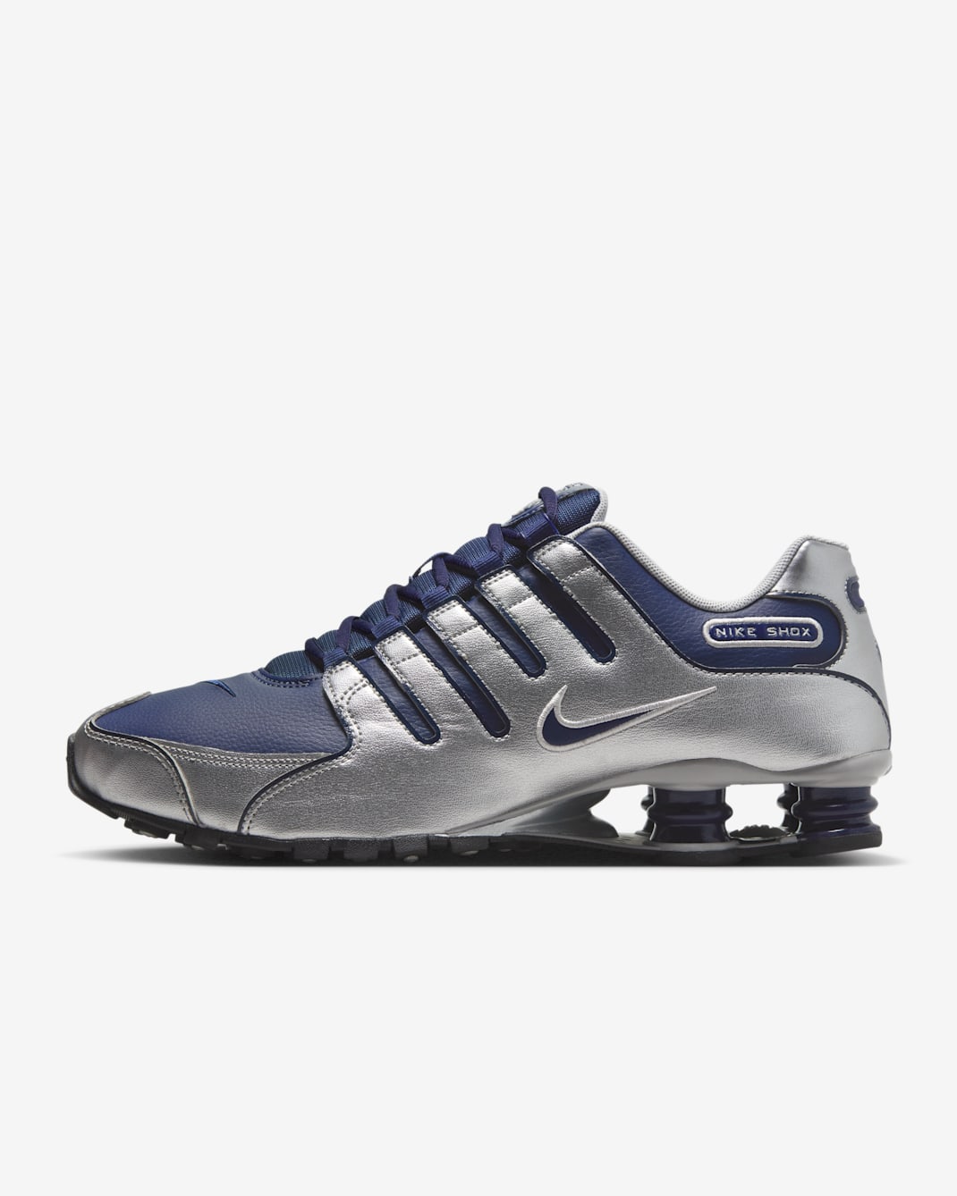 Nike Shox NZ Men's Shoe - Midnight Navy/Metallic Silver/Black