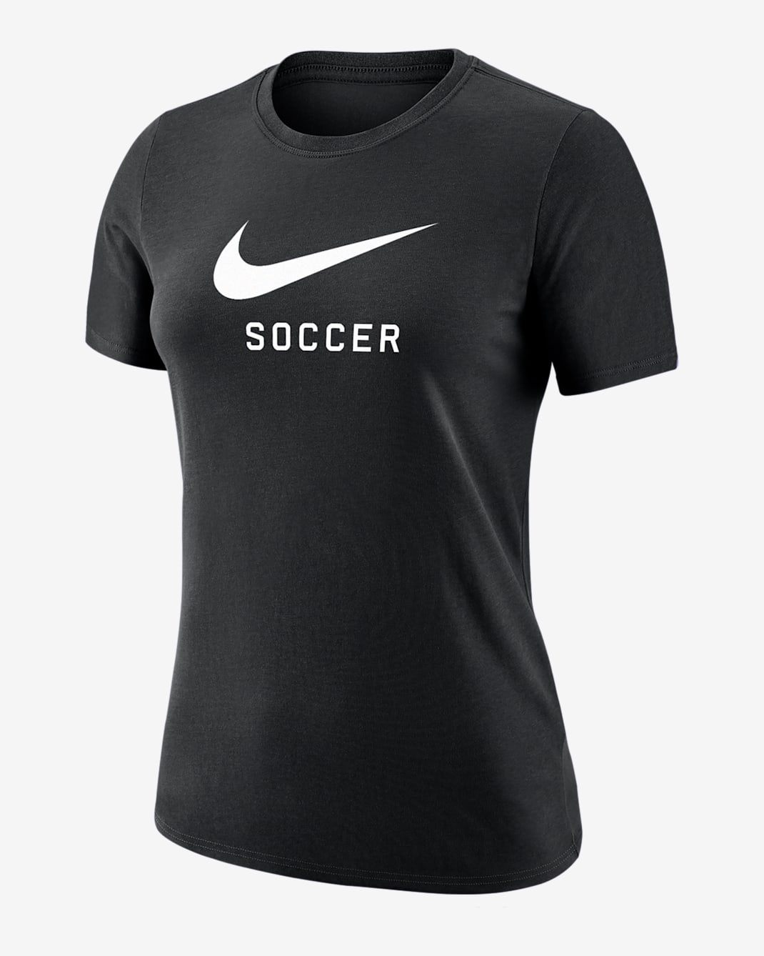 Nike Swoosh Women's Soccer Short-Sleeve T-Shirt - Black