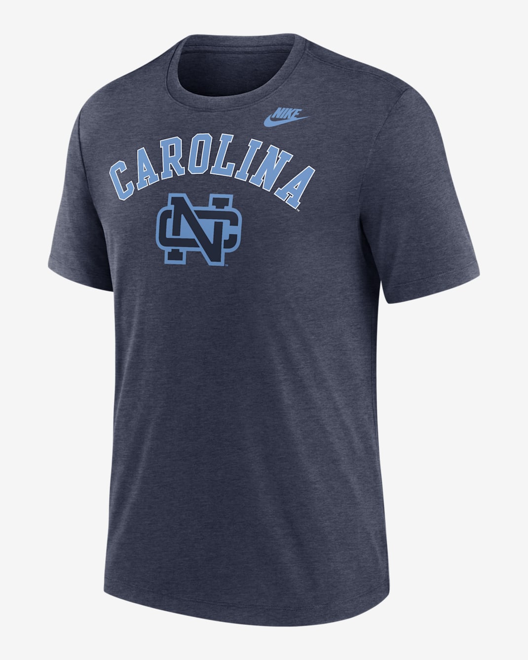 North Carolina Legacy Arch Men's Nike College T-Shirt - Navy Heather