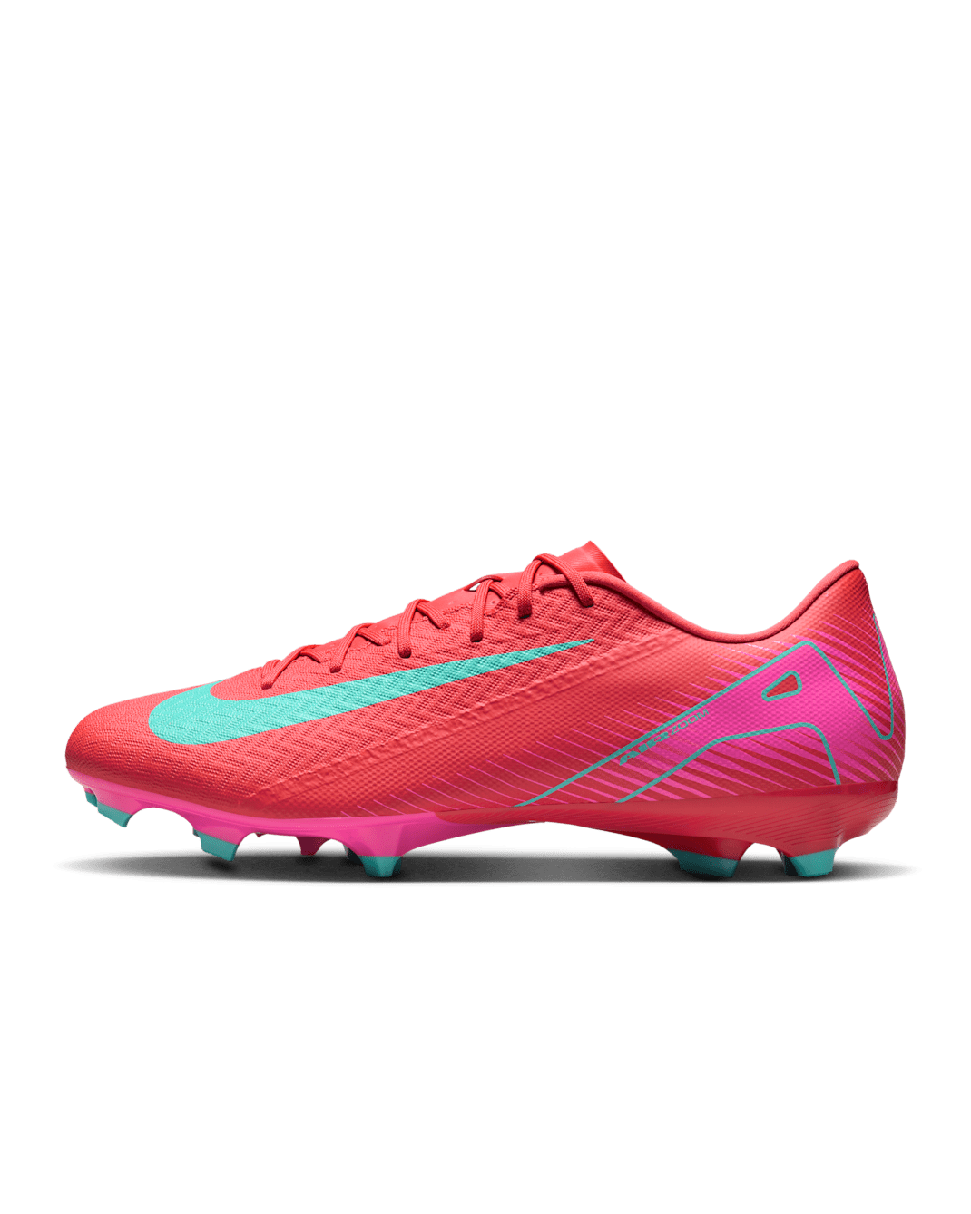 Nike Mercurial Vapor 16 Academy Multi-Ground Low-Top Football Boot - Ember Glow/Aurora Green