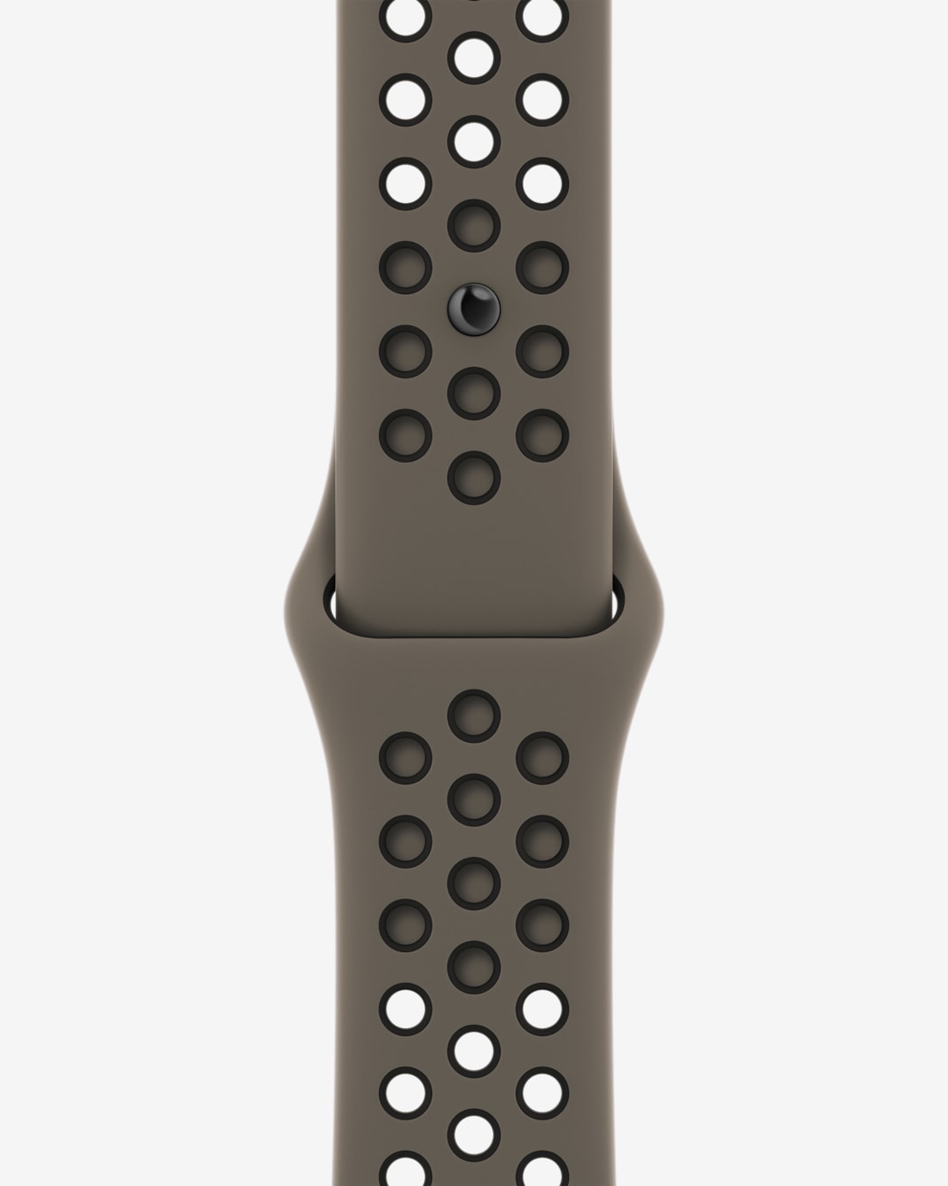 41mm Olive Gray/Black Nike Sport Band - M/L - Olive Grey/Black