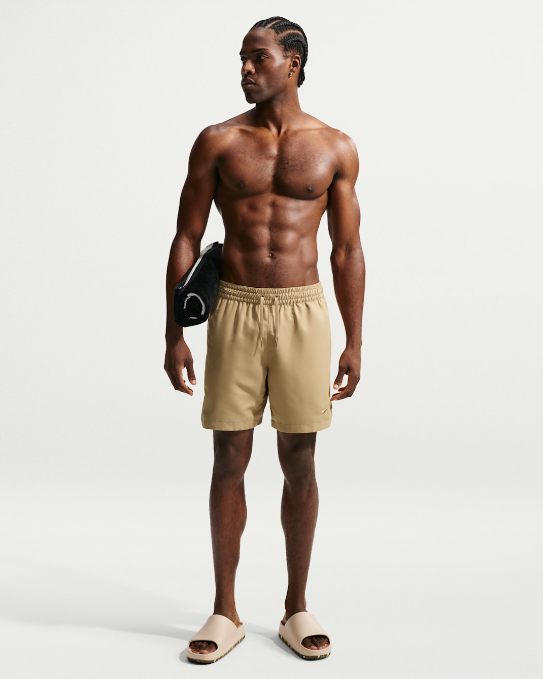 Nike Swim Fadeaway Essential Men's 7" Fully Lined Volley Short - Parachute Beige