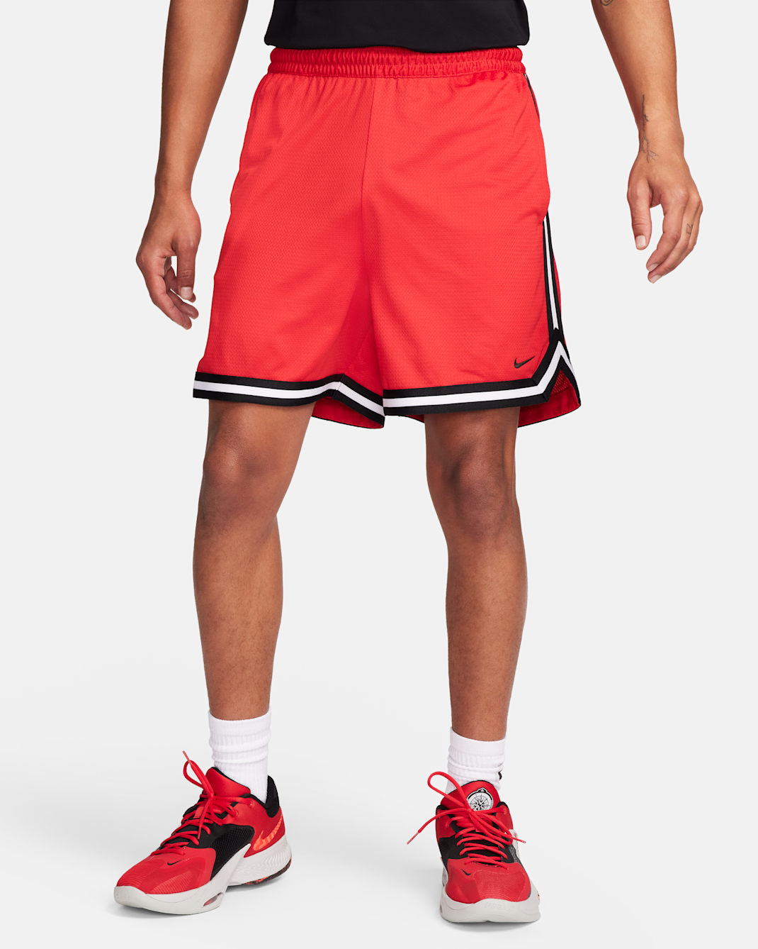 Nike DNA Men's Dri-FIT 6" Basketball Shorts - University Red/Black/Black