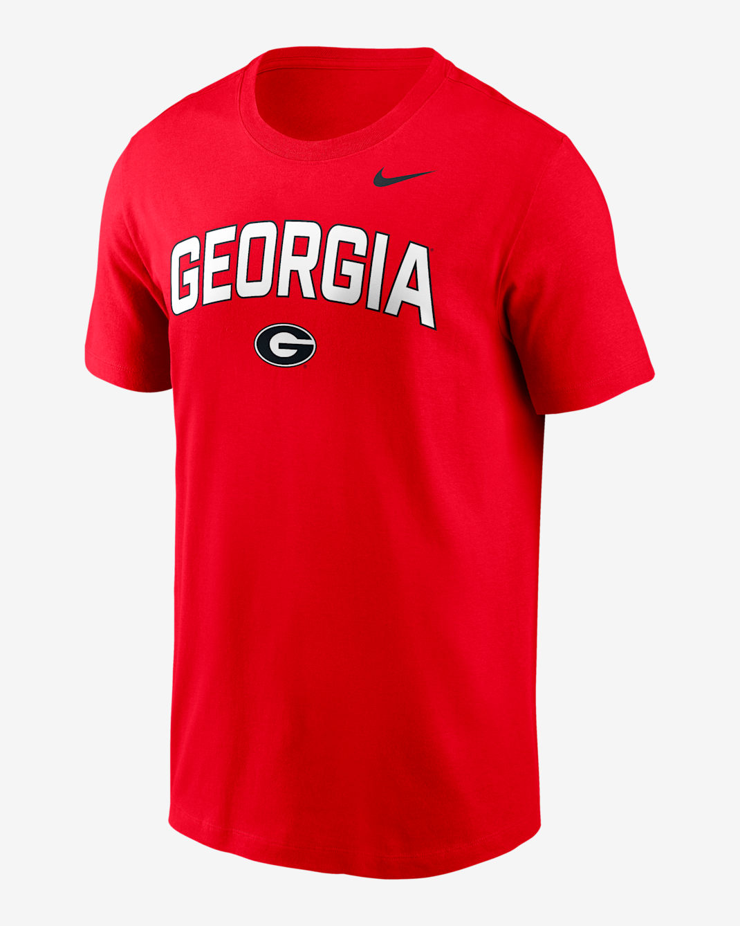 Georgia Primetime Arch Stack Men's Nike College T-Shirt - University Red