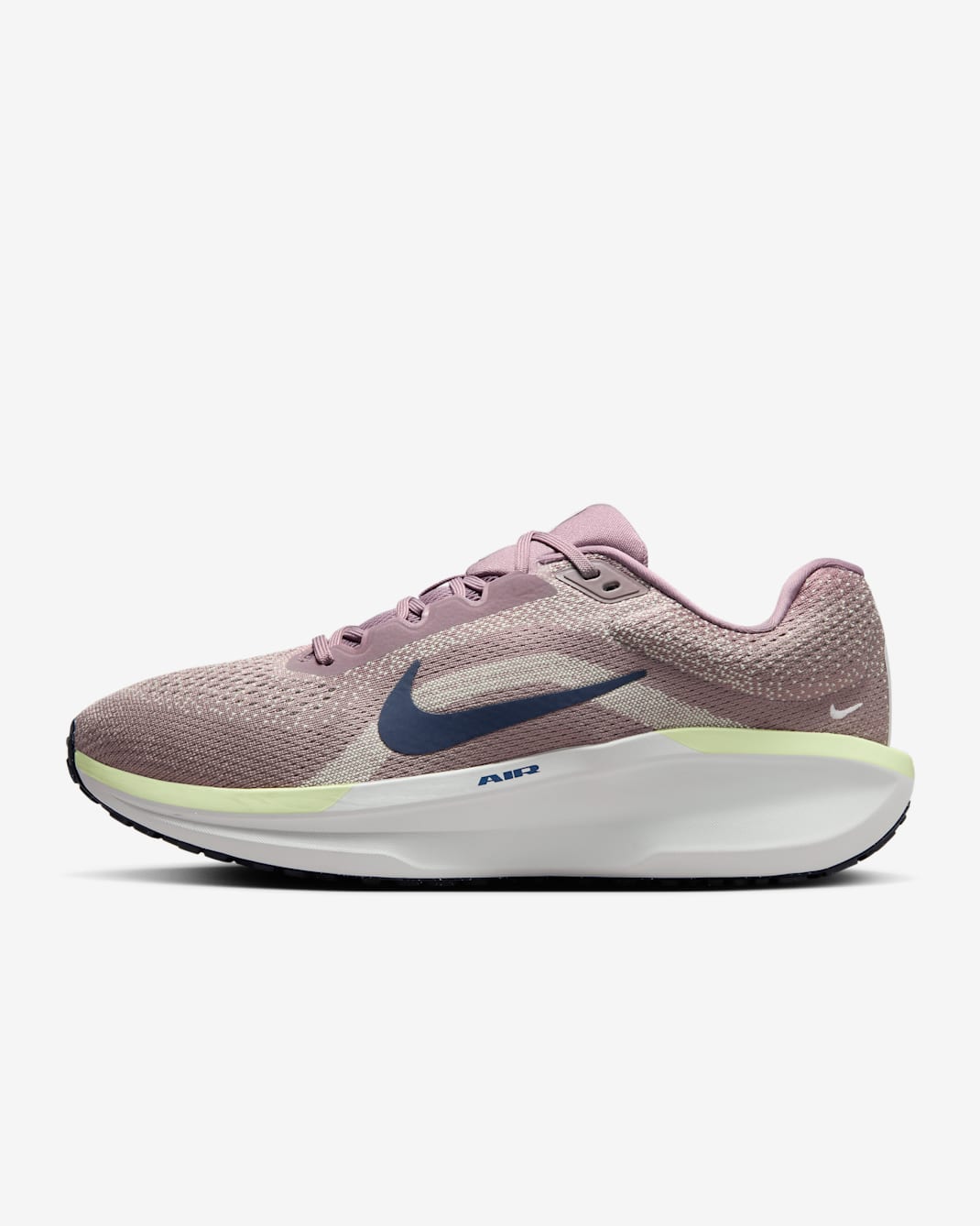 Nike Winflo 11 Men's Road Running Shoes - Taupe Grey/Vast Grey/Barely Volt/Obsidian