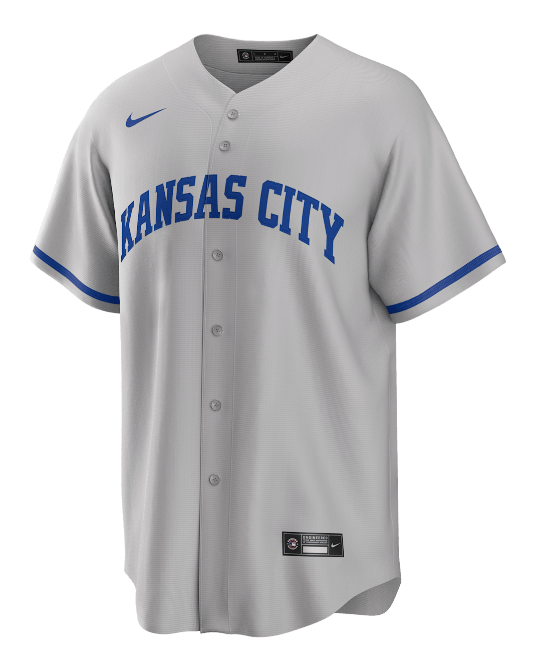Bobby Witt Jr. Kansas City Royals Men's Nike MLB Replica Jersey - Grey