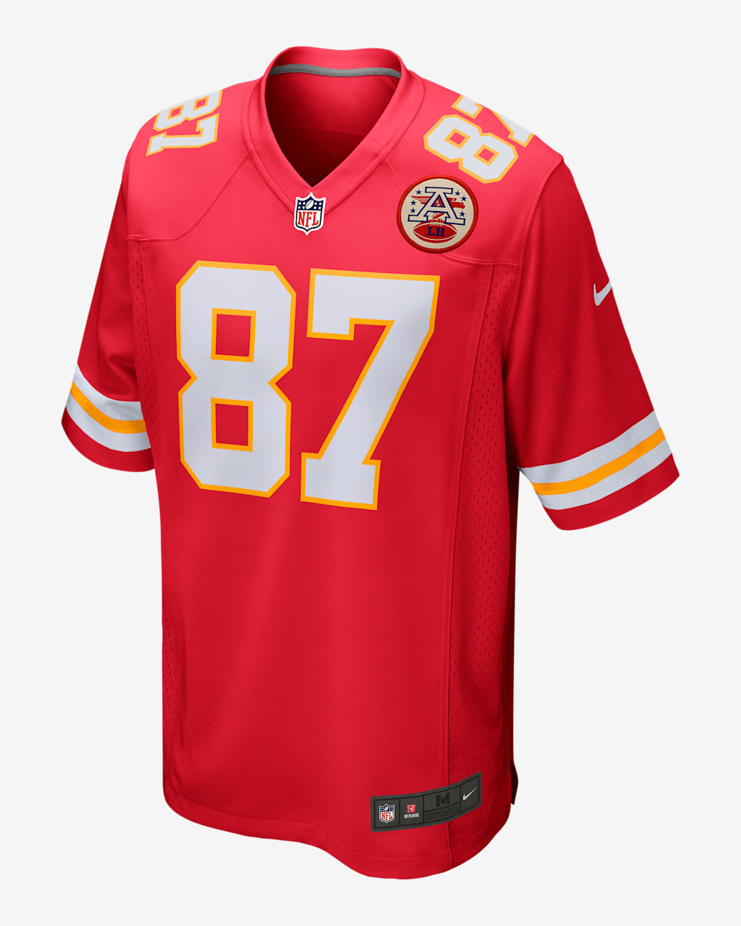 NFL Kansas City Chiefs (Travis Kelce) Men's Game Football Jersey - Red