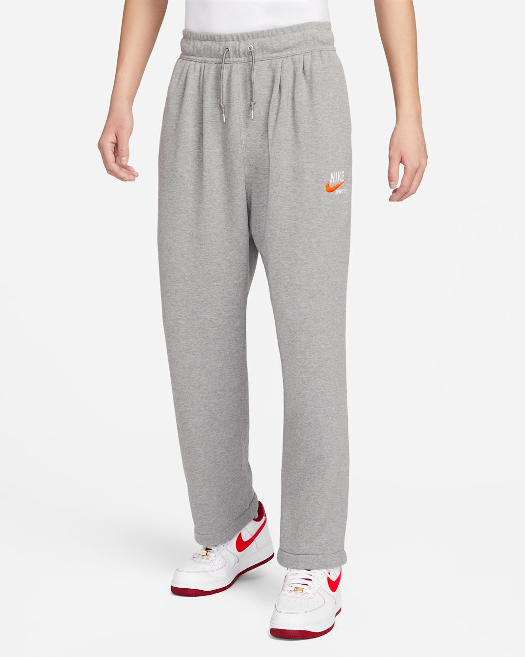 Nike Sportswear Trend Men's Fleece Trousers - Carbon Heather/Flat Pewter