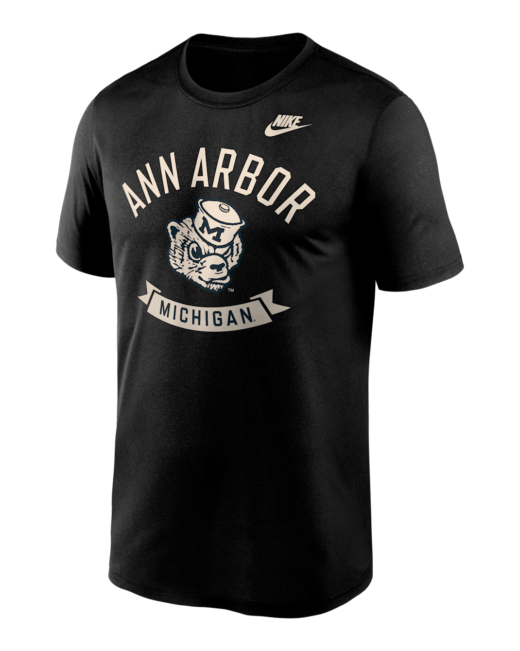 Michigan Hometown Legend Men's Nike Dri-FIT College T-Shirt - Black
