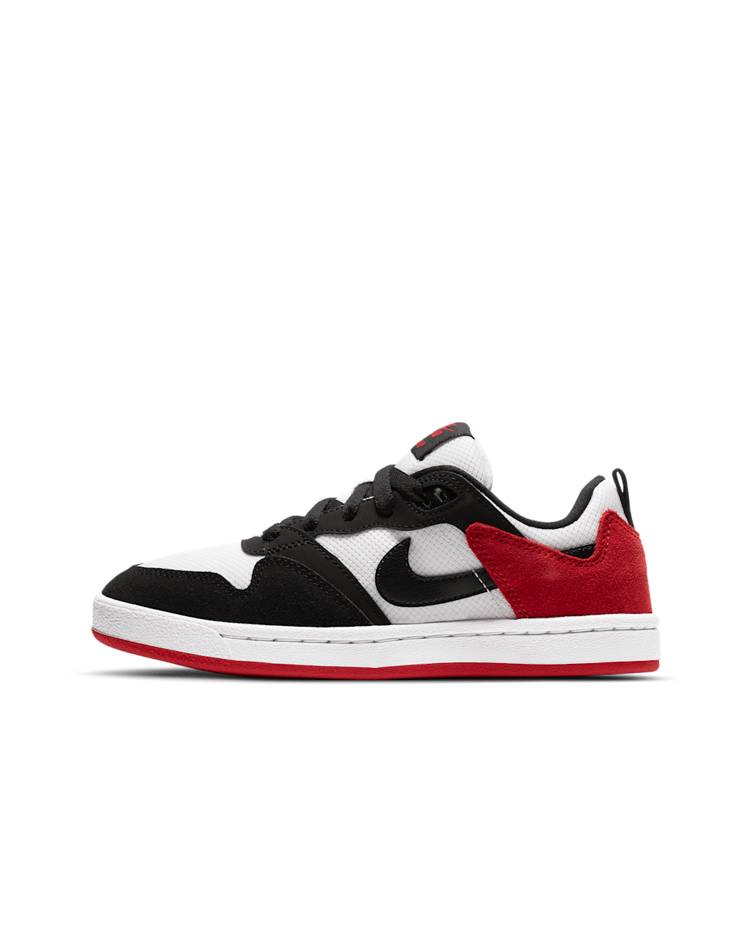 Nike SB Alleyoop Older Kids' Skate Shoe - White/University Red/White/Black