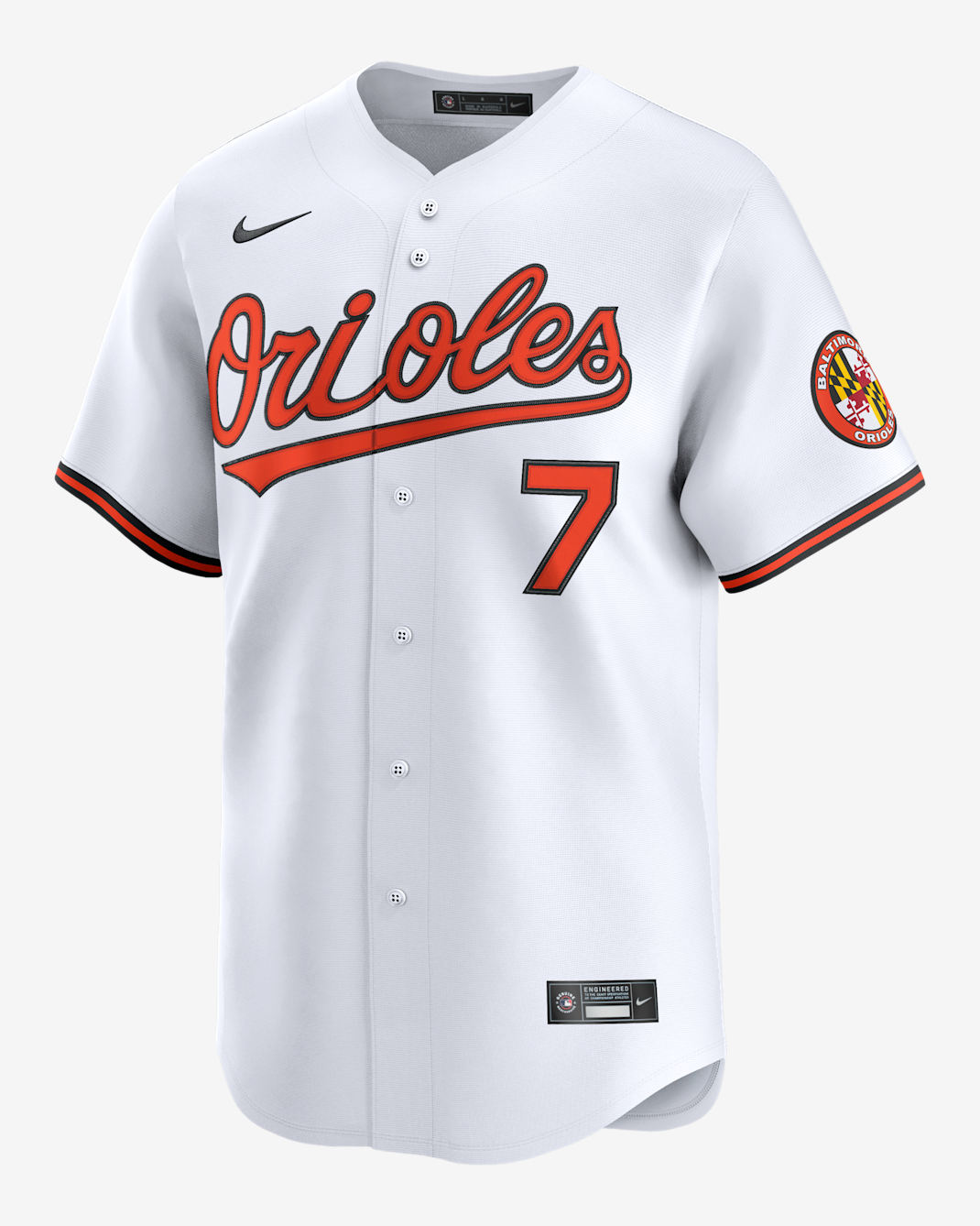 Jackson Holliday Baltimore Orioles Men's Nike Dri-FIT MLB Limited Jersey - White