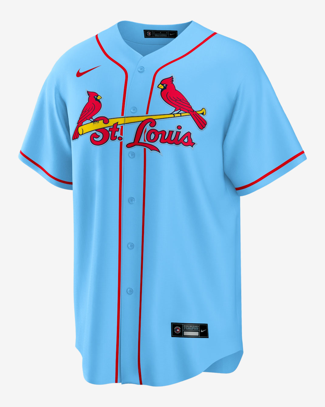 Nolan Arenado St. Louis Cardinals Men's Nike MLB Replica Jersey - Light Blue