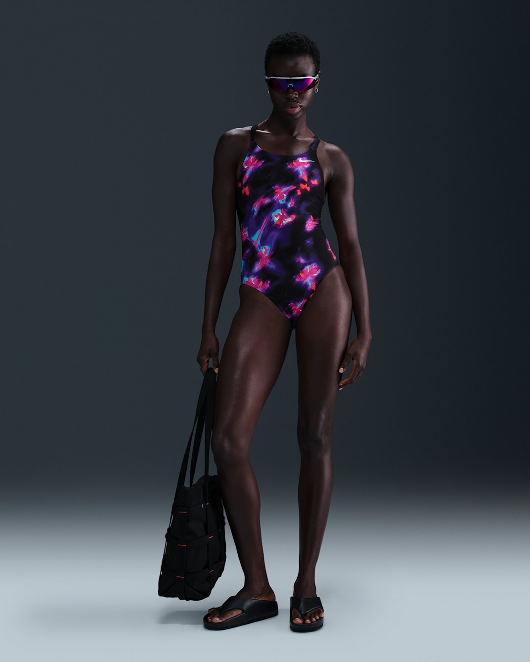 Nike Swim HydraStrong Women's Fastback One-Piece - Black