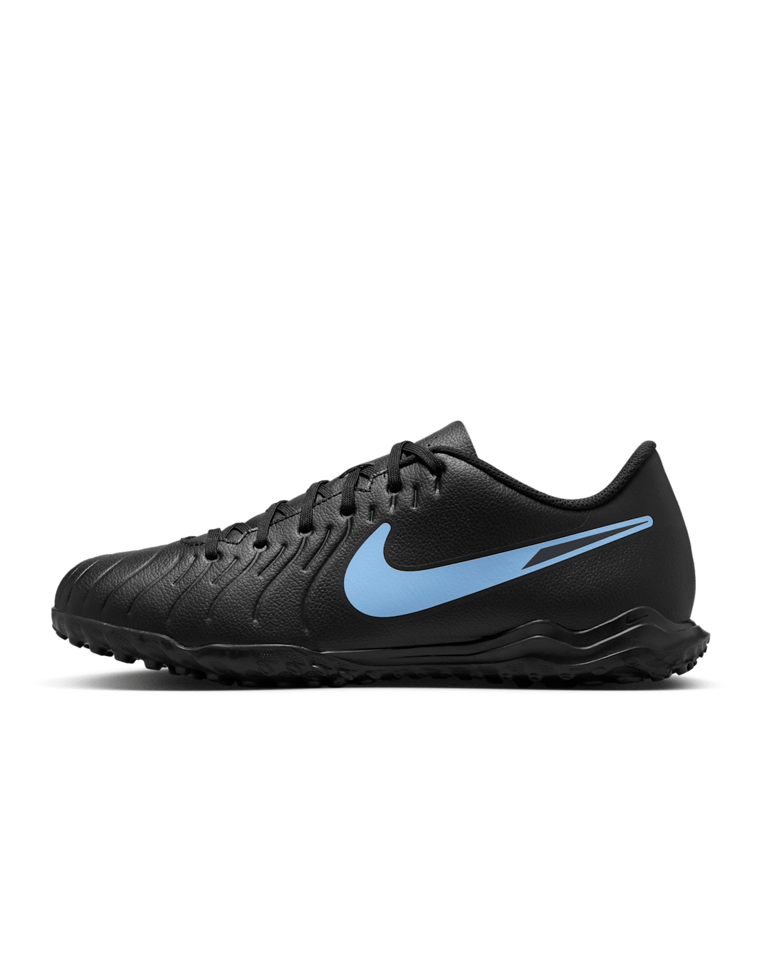 Nike Tiempo Legend 10 Club Turf Low-Top Football Shoes - Black/Black