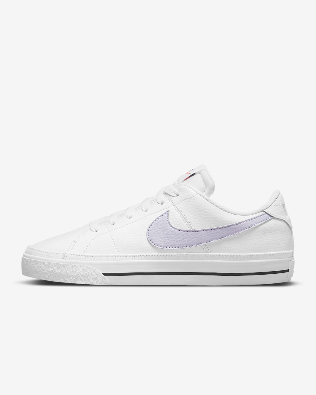 Nike Court Legacy Damesschoen - Wit/Zwart/Team Orange/Pure Violet
