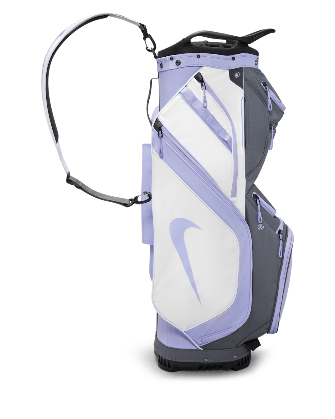 Nike Performance Cart Golf Bag - White/Iron Grey