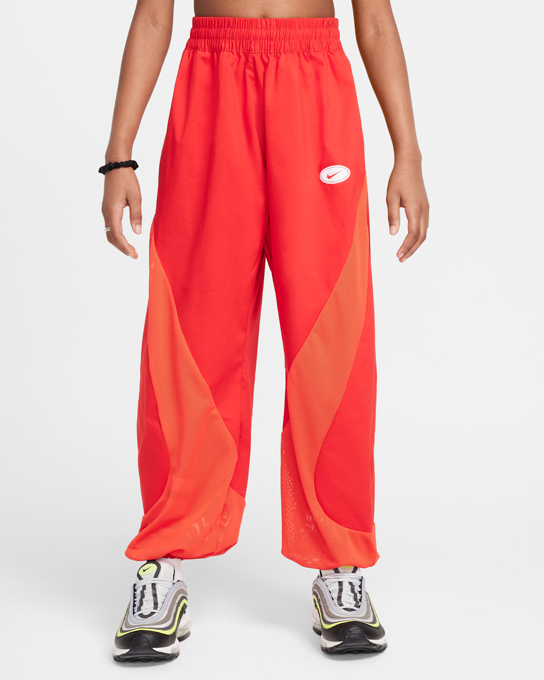 Nike Sportswear Girls' Pants - University Red/Light Crimson