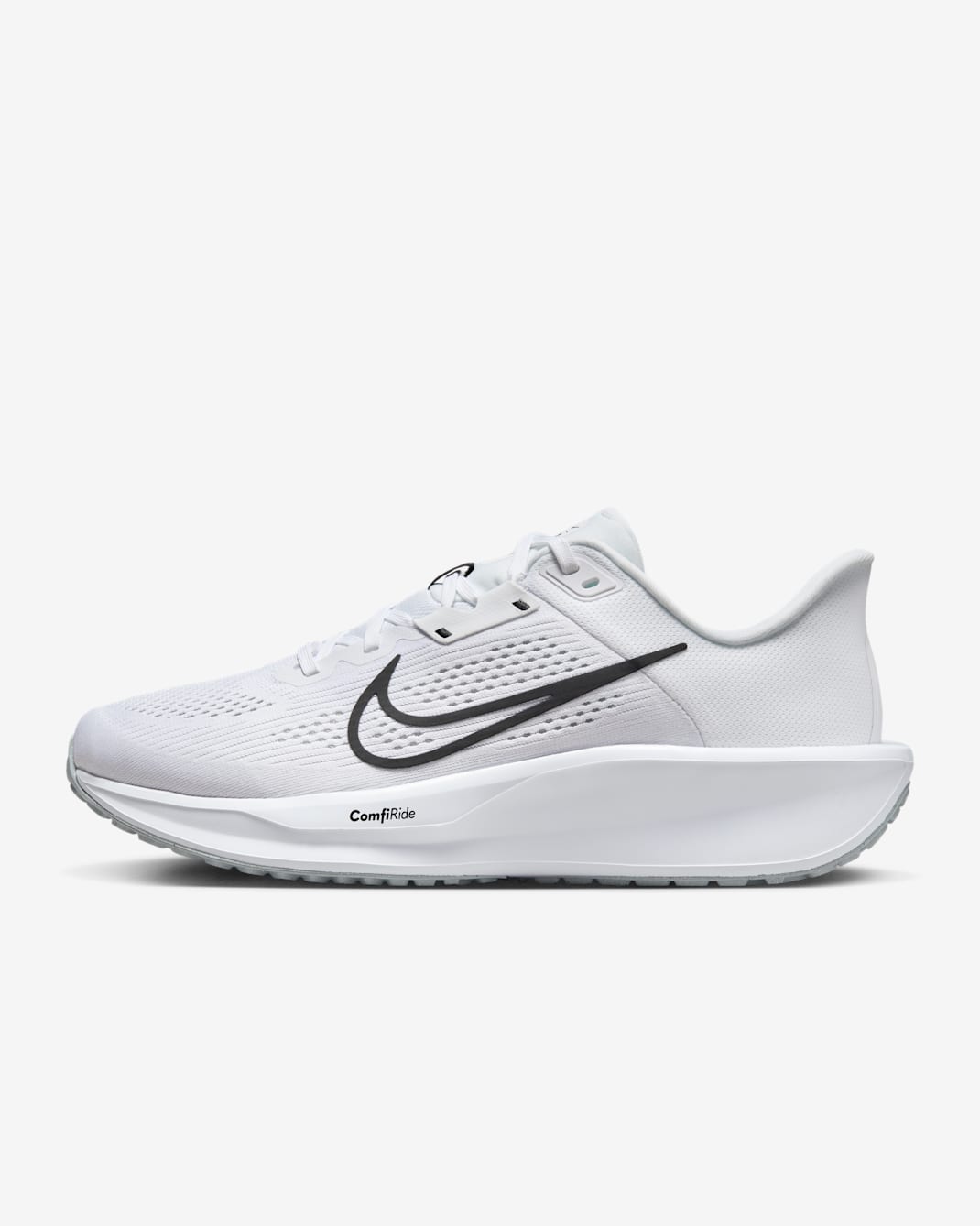 รองเท้าวิ่งโร้ดรันนิ่งผู้ชาย Nike Quest 6 - ขาว/Pure Platinum/ดำ