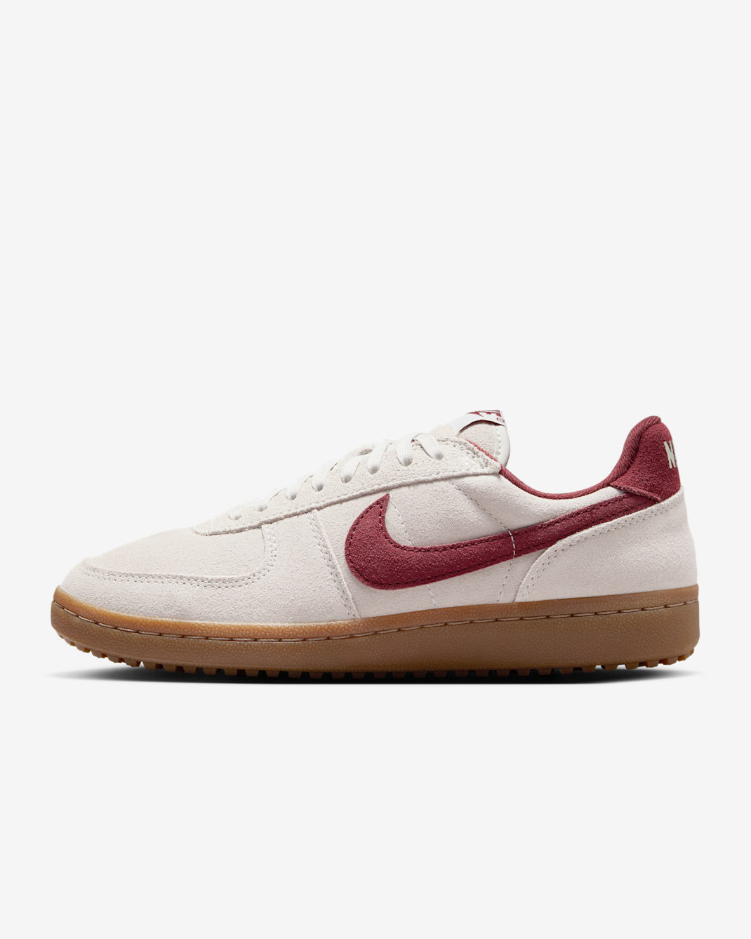 Nike Field General Suede Women's Shoes - Light Bone/Gum Dark Brown/Dark Team Red