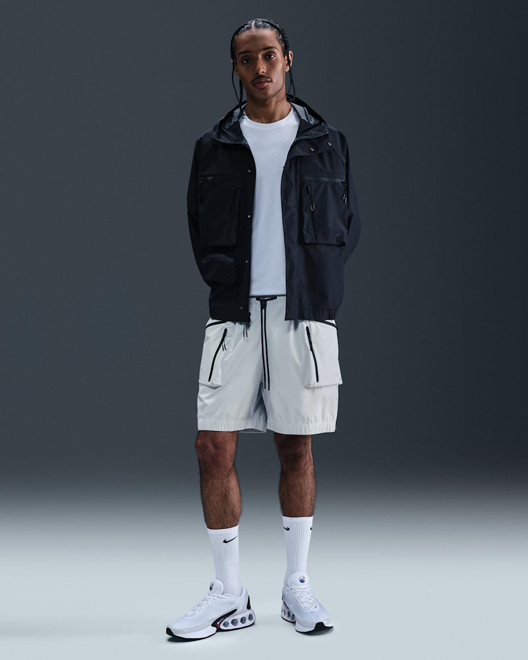 Nike Tech Men's Super Lightweight Shorts - Summit White/Black